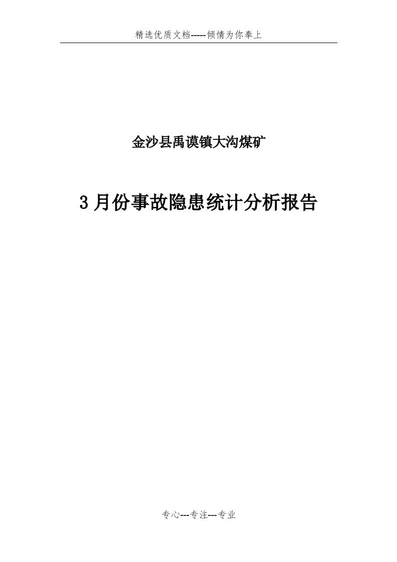 事故隐患统计分析报告(共24页)