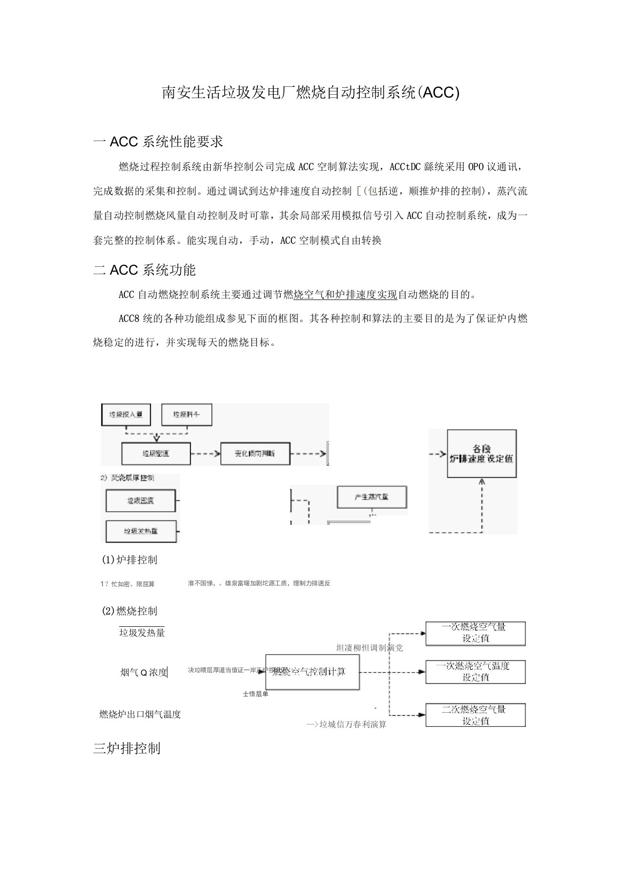 南安生活垃圾发电厂燃烧自动控制系统(ACC)