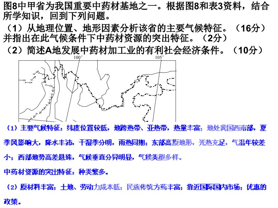 中国地理自然区复习