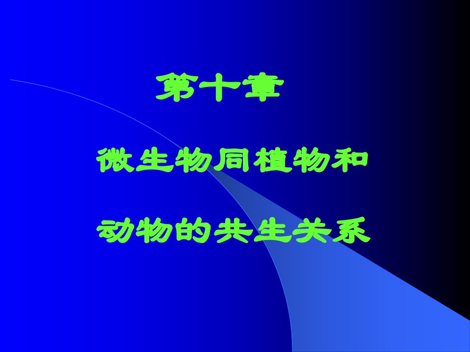 根瘤菌和豆科植物共生体系1