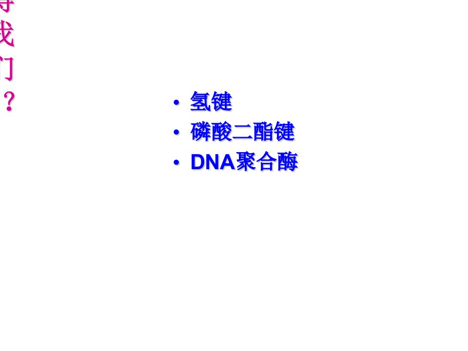 DNA重组技术的基本工具PPT47页