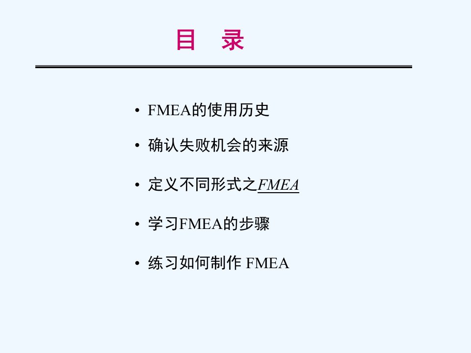 六西格玛FMEA表