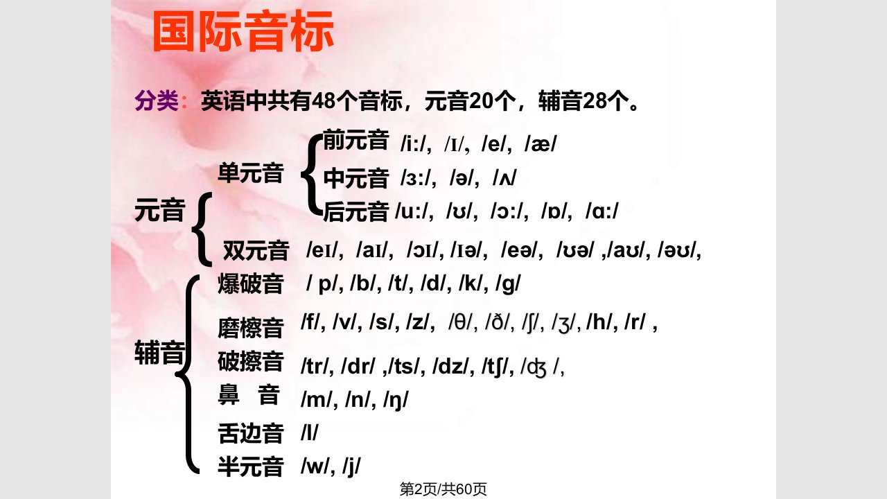 音标教学forWZ学习