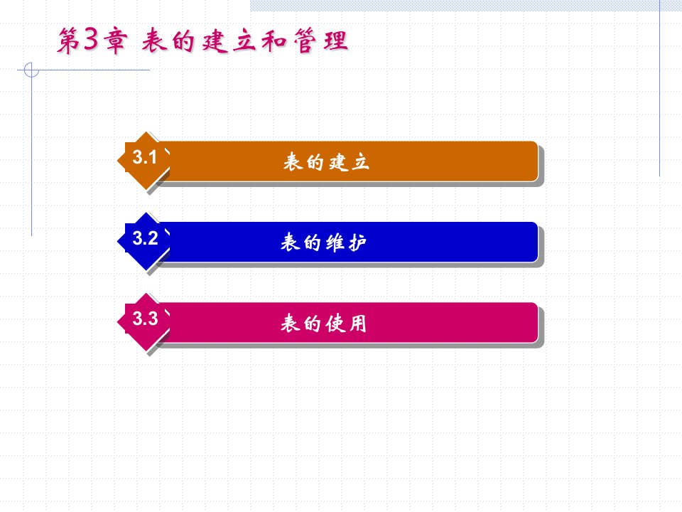 《表的建立和》PPT课件