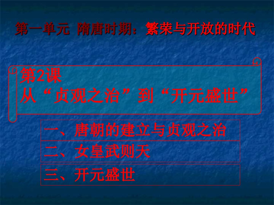 从贞观之治到开元盛世ppt课件