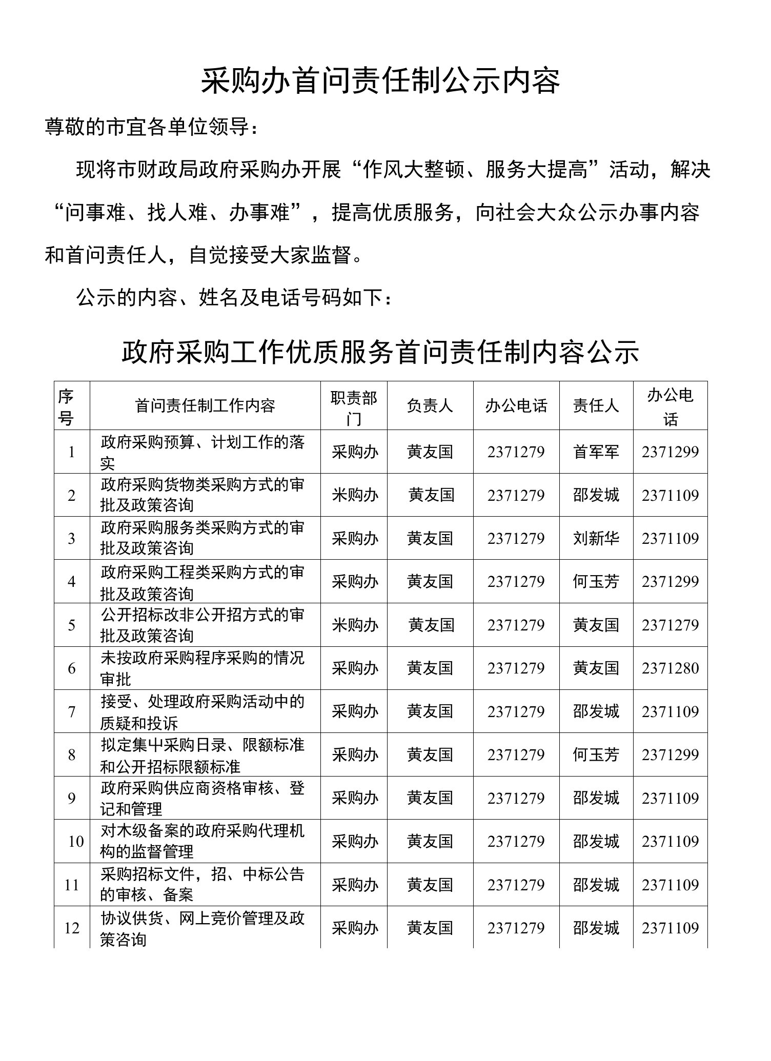 政府采购优质服务首问责任制内容公示-郴州市公务用车消费管理系统