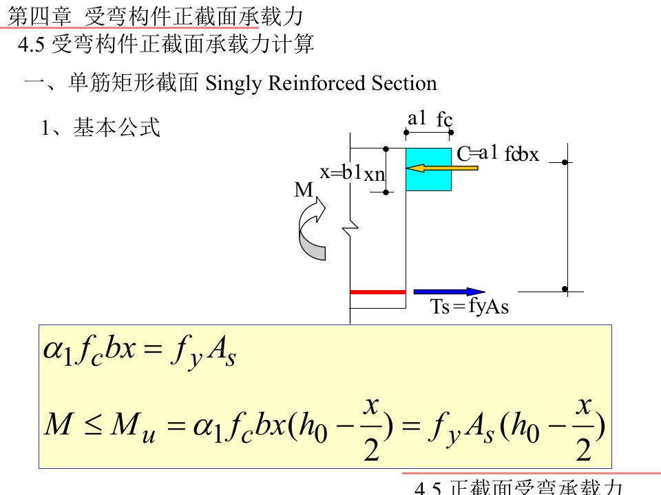 精华混凝土结构的受弯构件正截面承载力计算