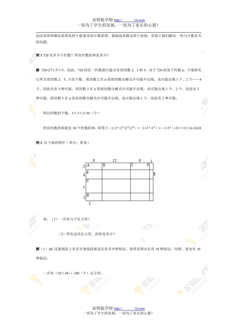 加法原理和乘法原理是两个最基本的计数原理熟练地掌握