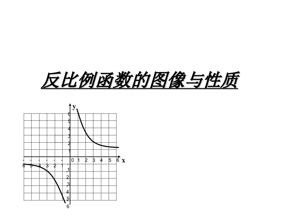 5.2反比例函数的图像与性质