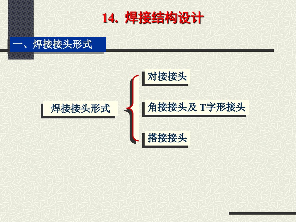 焊接结构设计