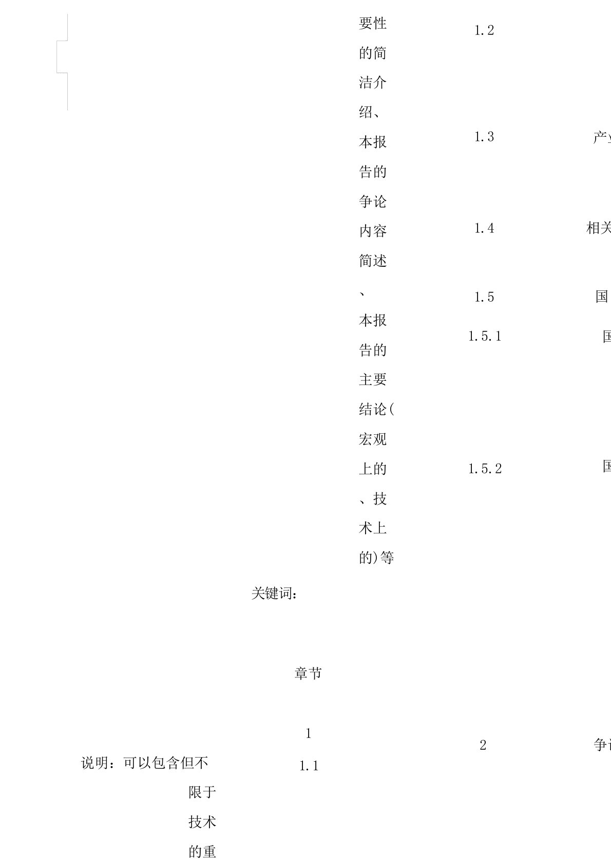 技术专利导航(报告模板)