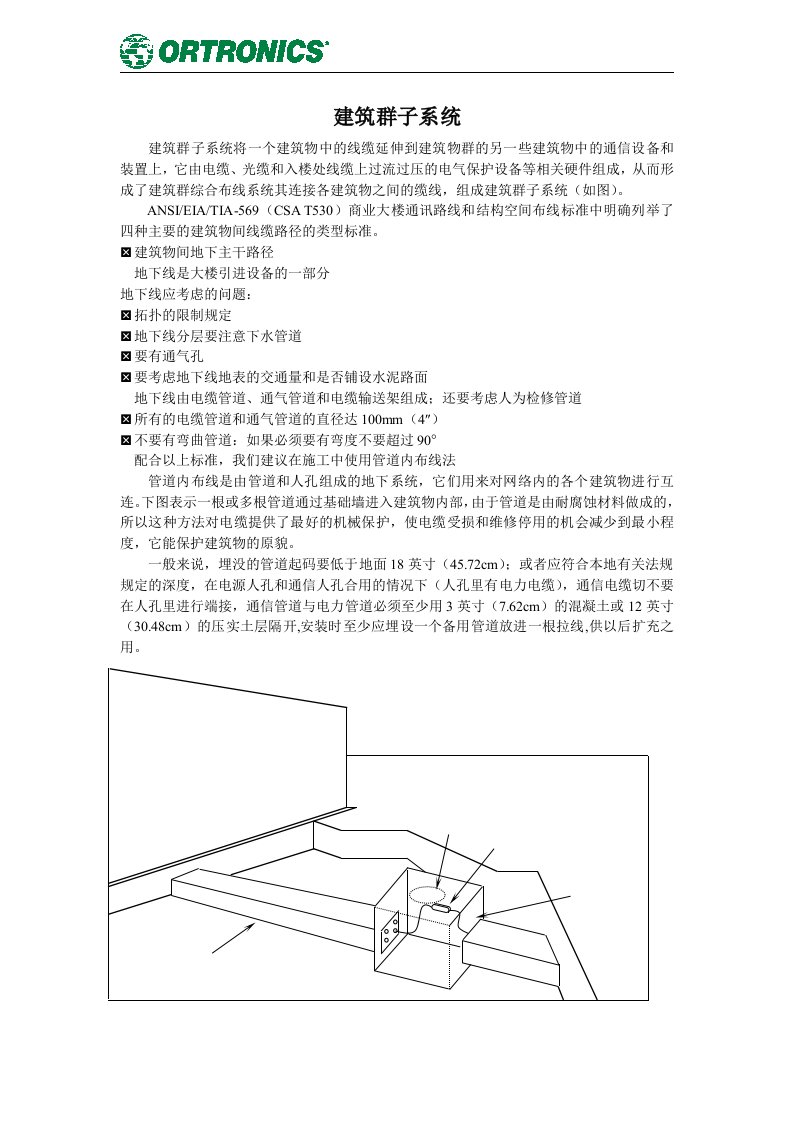 建筑群子系统