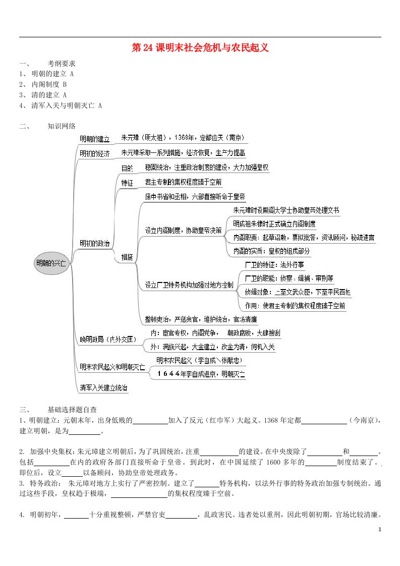 高中历史