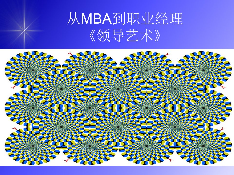 从MBA到职业经理《领导艺术培训讲义》