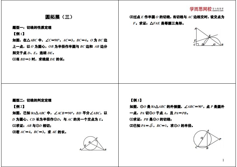 初中数学专题