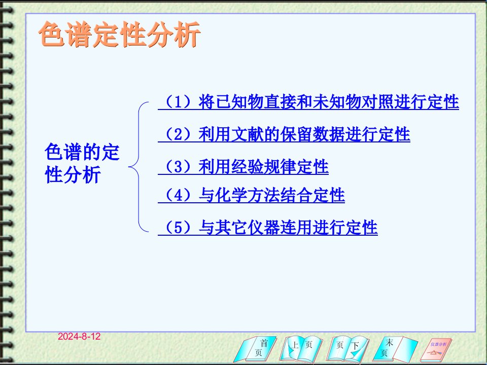 《色谱定性武汉大学》PPT课件