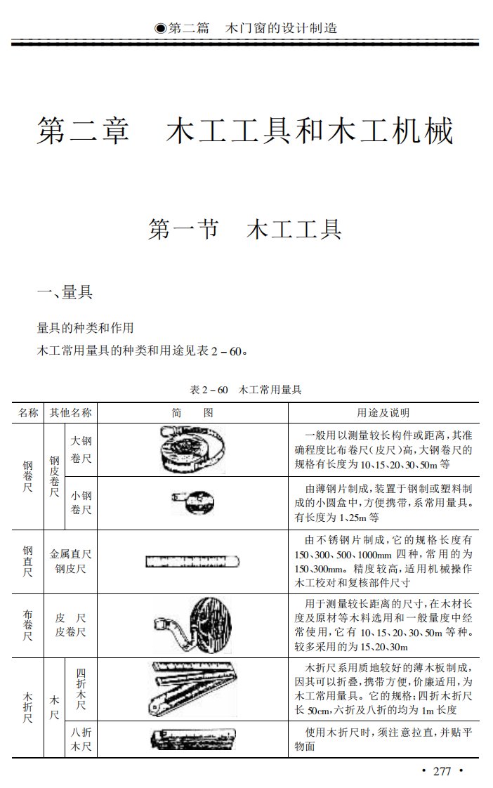 木工工具和木工机械