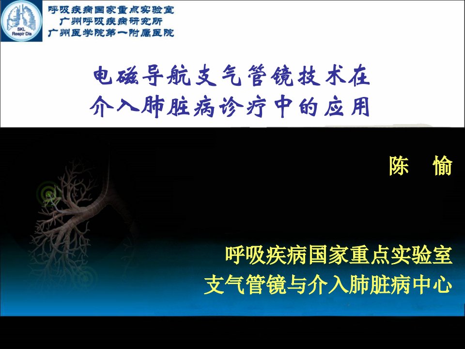 电磁导航支气管镜技术在介入肺脏病应用