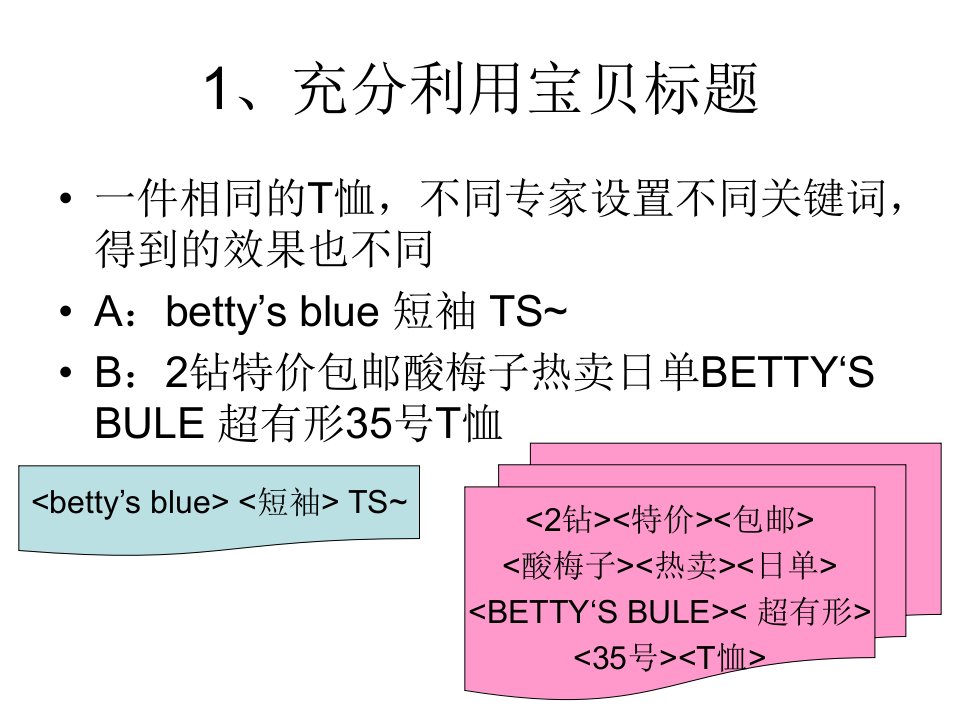 教你怎样如何描述淘宝商品