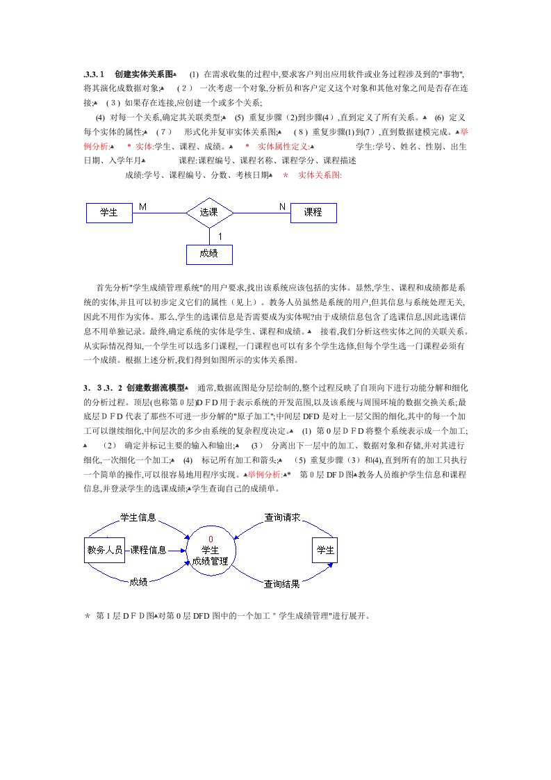 学生成绩管理系统数据流图