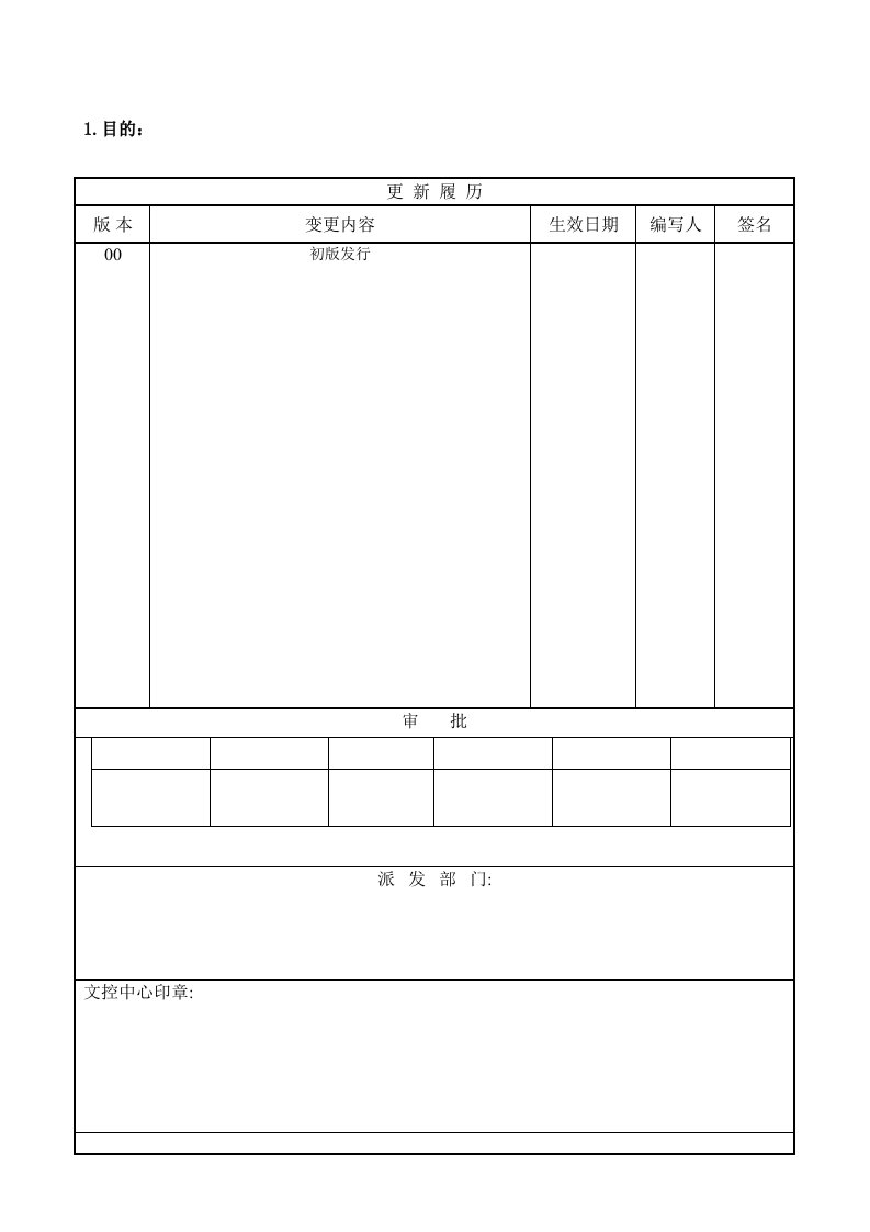 新产品试产及小批程序