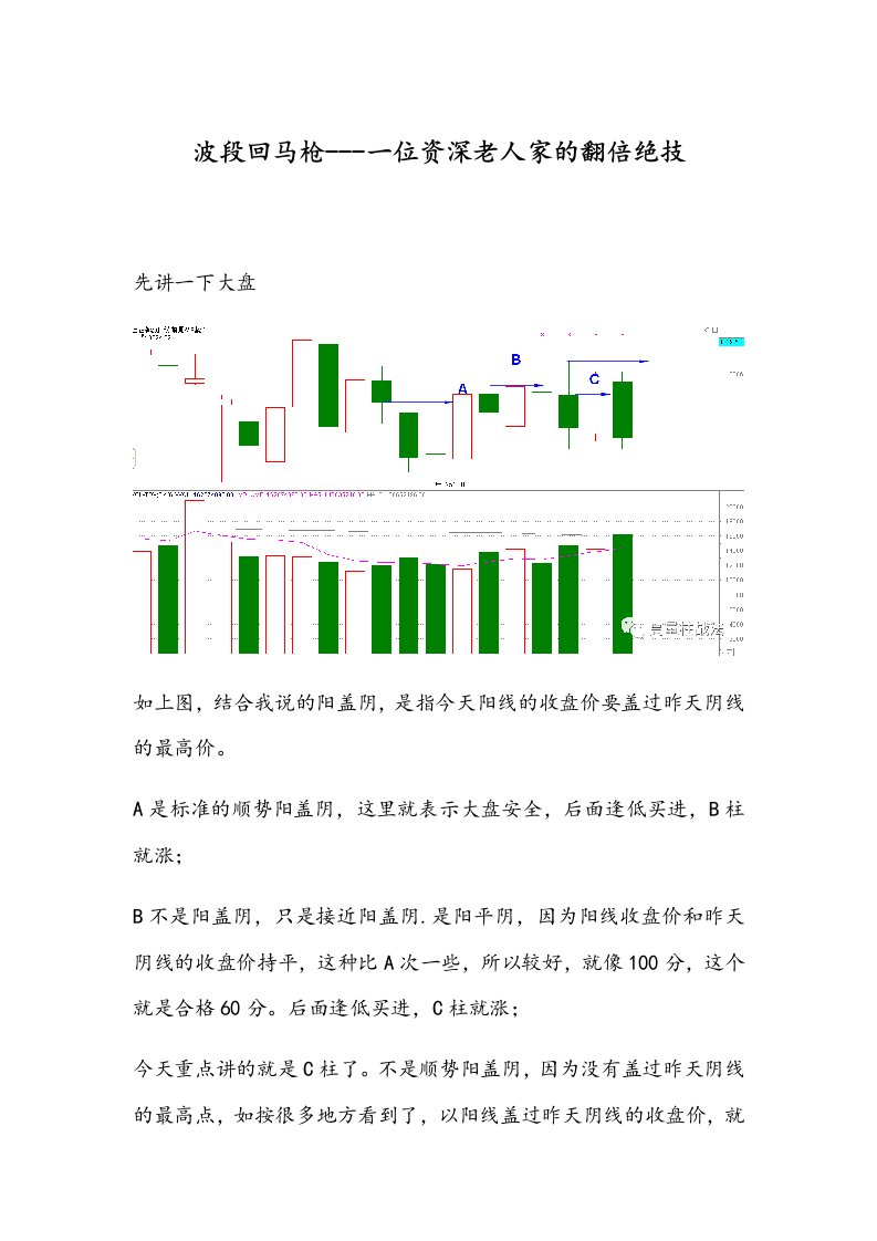 新颖高量柱战法