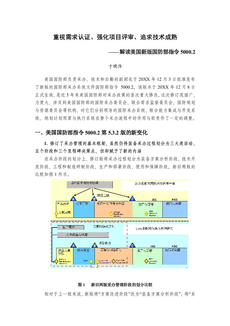 项目管理-重视需求认证强化项目评审追求技术成熟