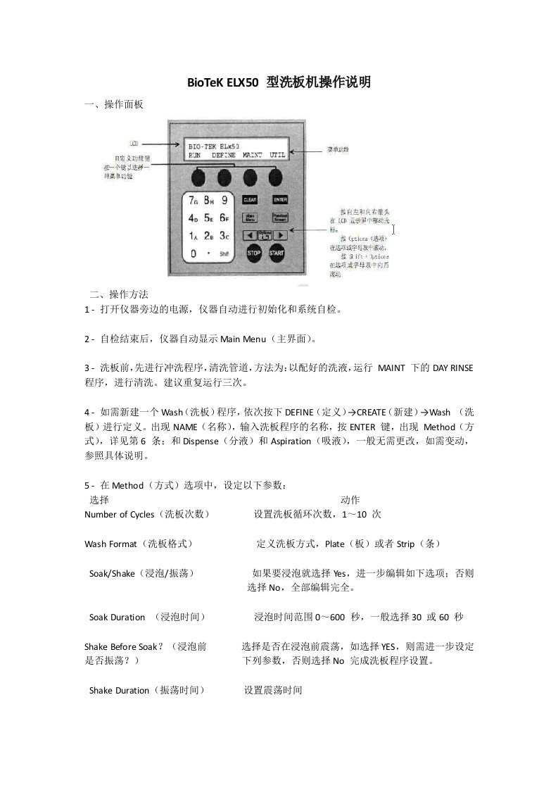 elx50洗板机说明书