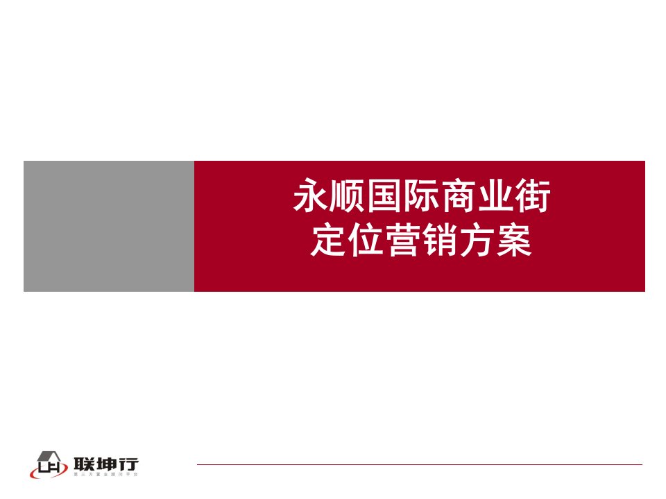 永顺商业街定位营销方案116