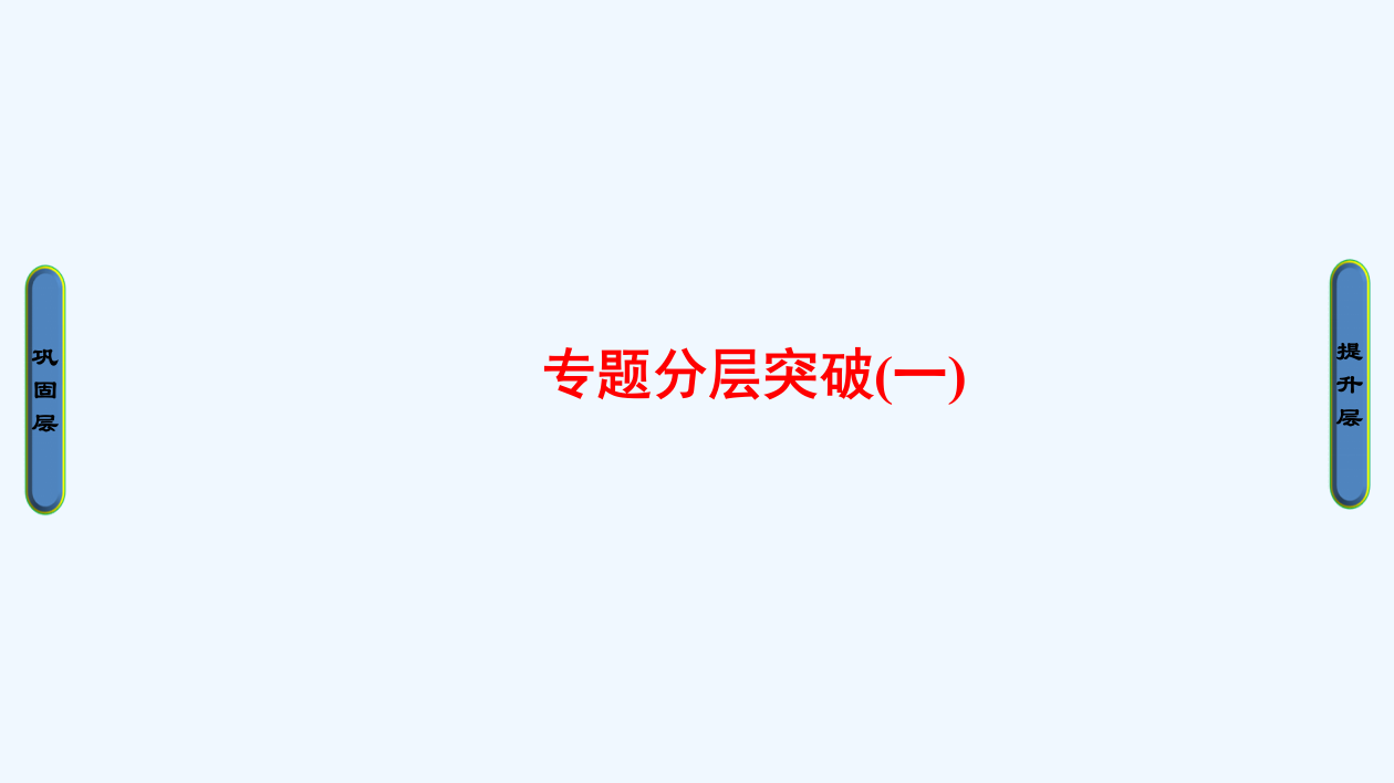 高中历史人民必修1课件：1专题分层突破