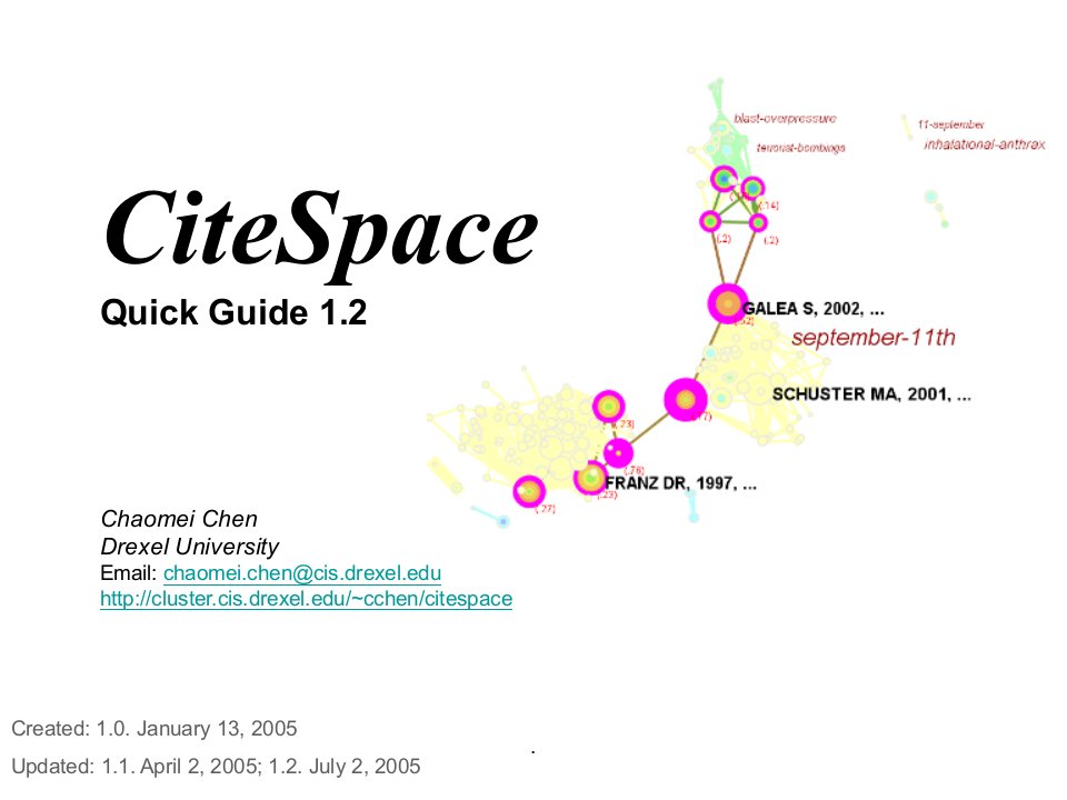 citespace使用指导