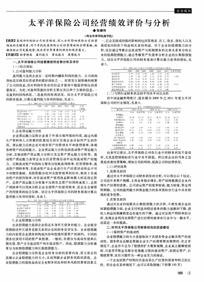 太平洋保险公司经营绩效评价与分析.pdf