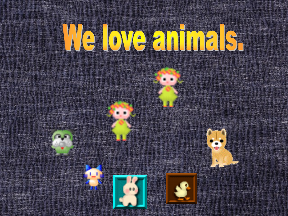 人教PEP版三年级英语上册《weloveanimals》PPT课件