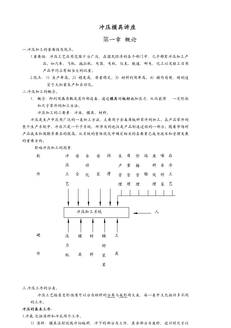 冲压模具基础知识