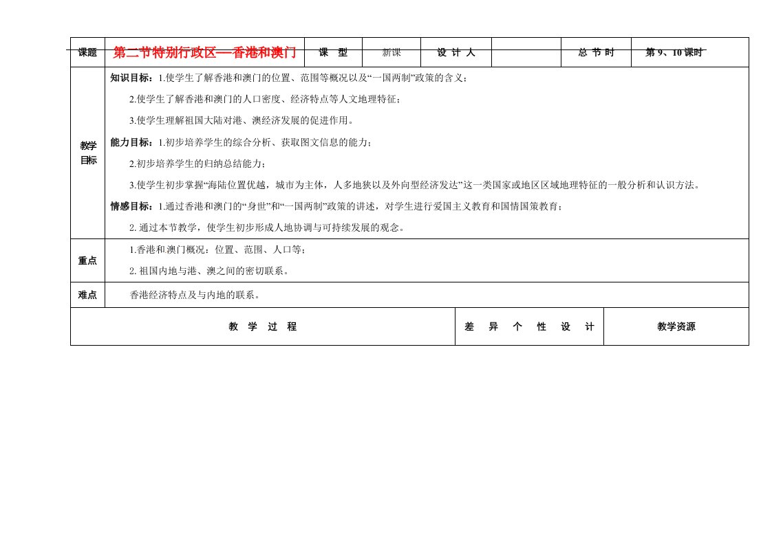 吉林省长市第一零四中学八年级地理下册