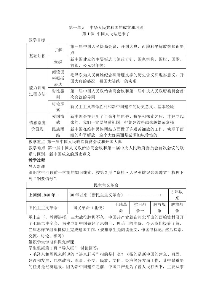 八年级下全册教案