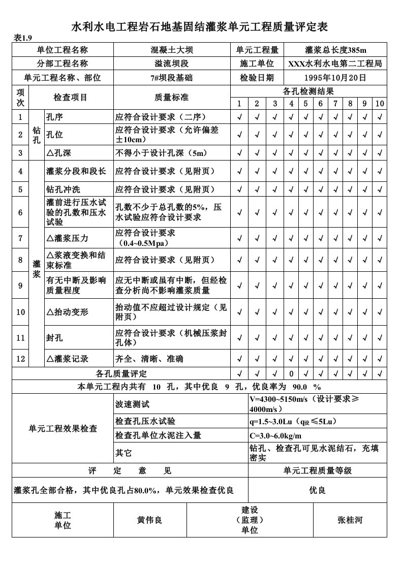 工程资料-表19