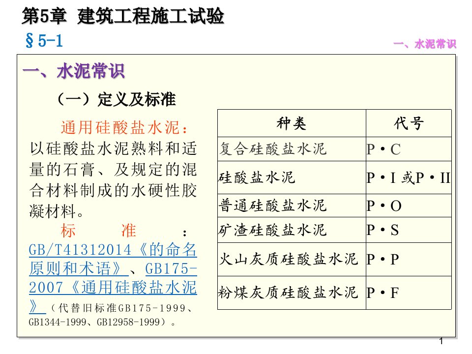 质量员岗位知识与专业技能土建方向第五章建筑工程施工试验