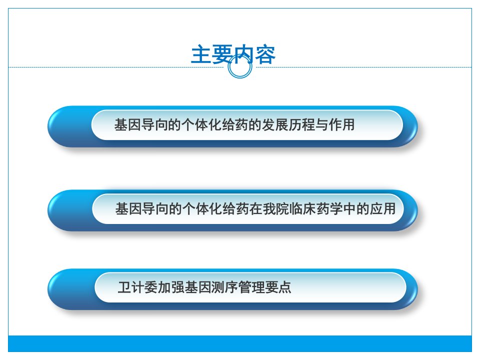 基因导向的个体化给药在医院临床药学中的应用课件