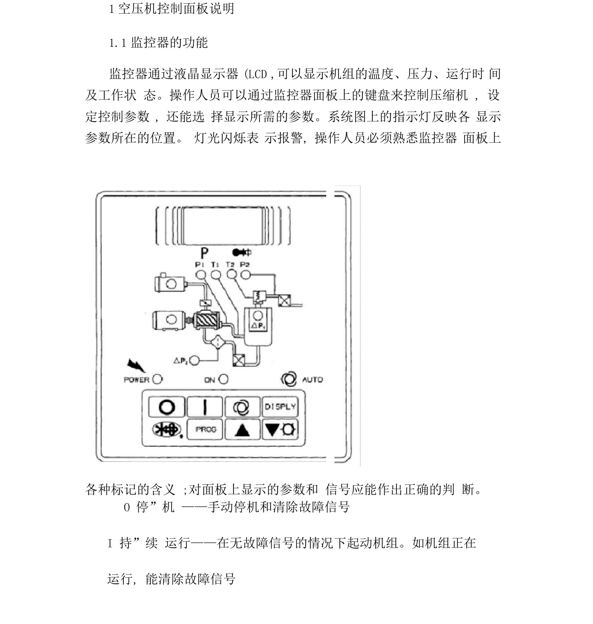 寿力空压机操作指导