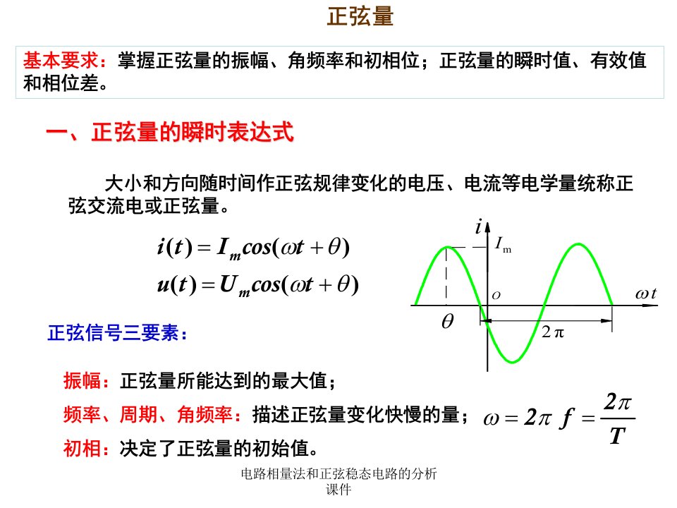 电路相量法和正弦稳态电路的分析课件