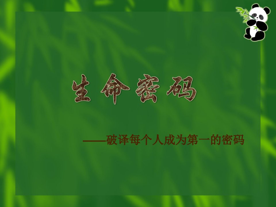 生命数字密码与健康