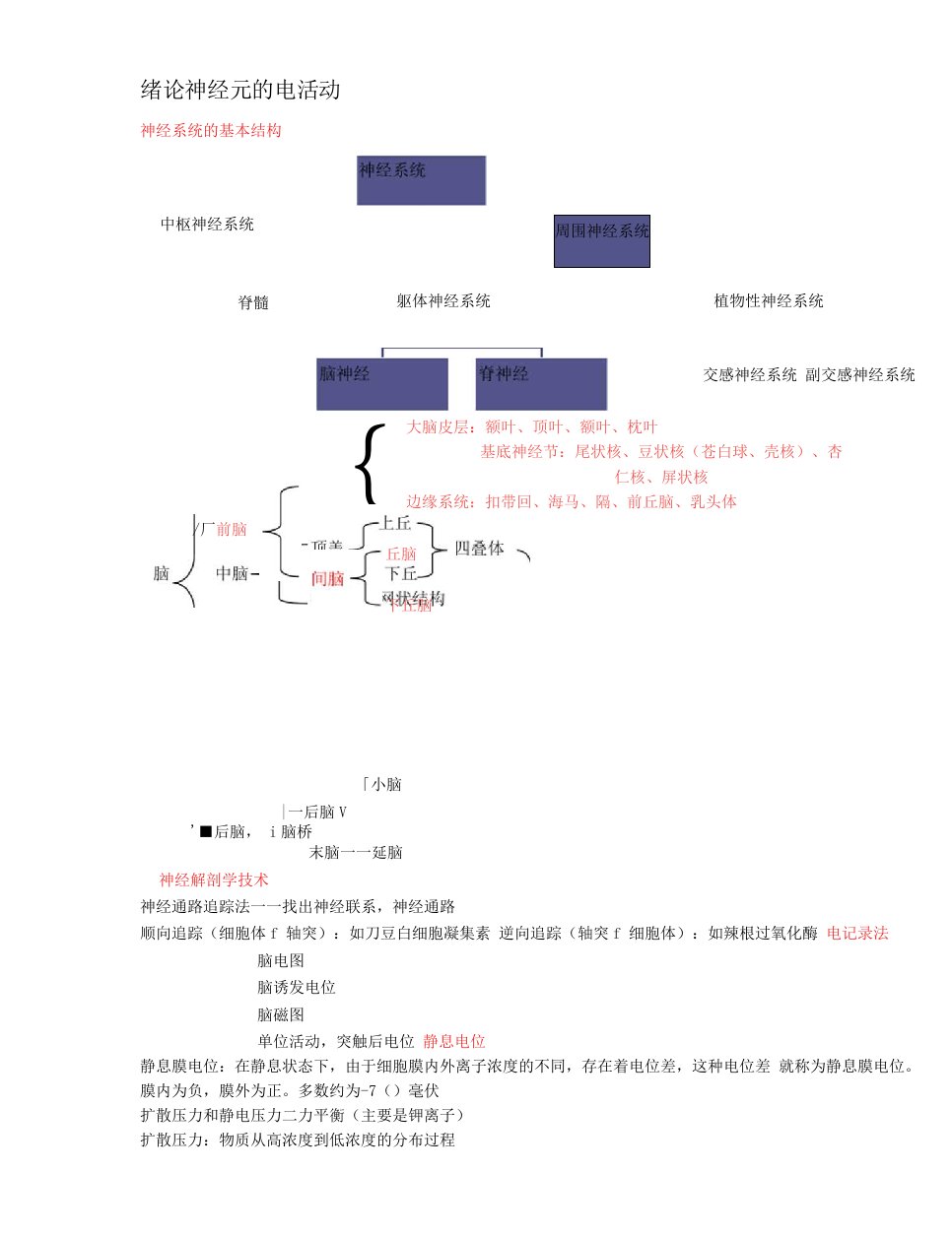 生理心理学重点