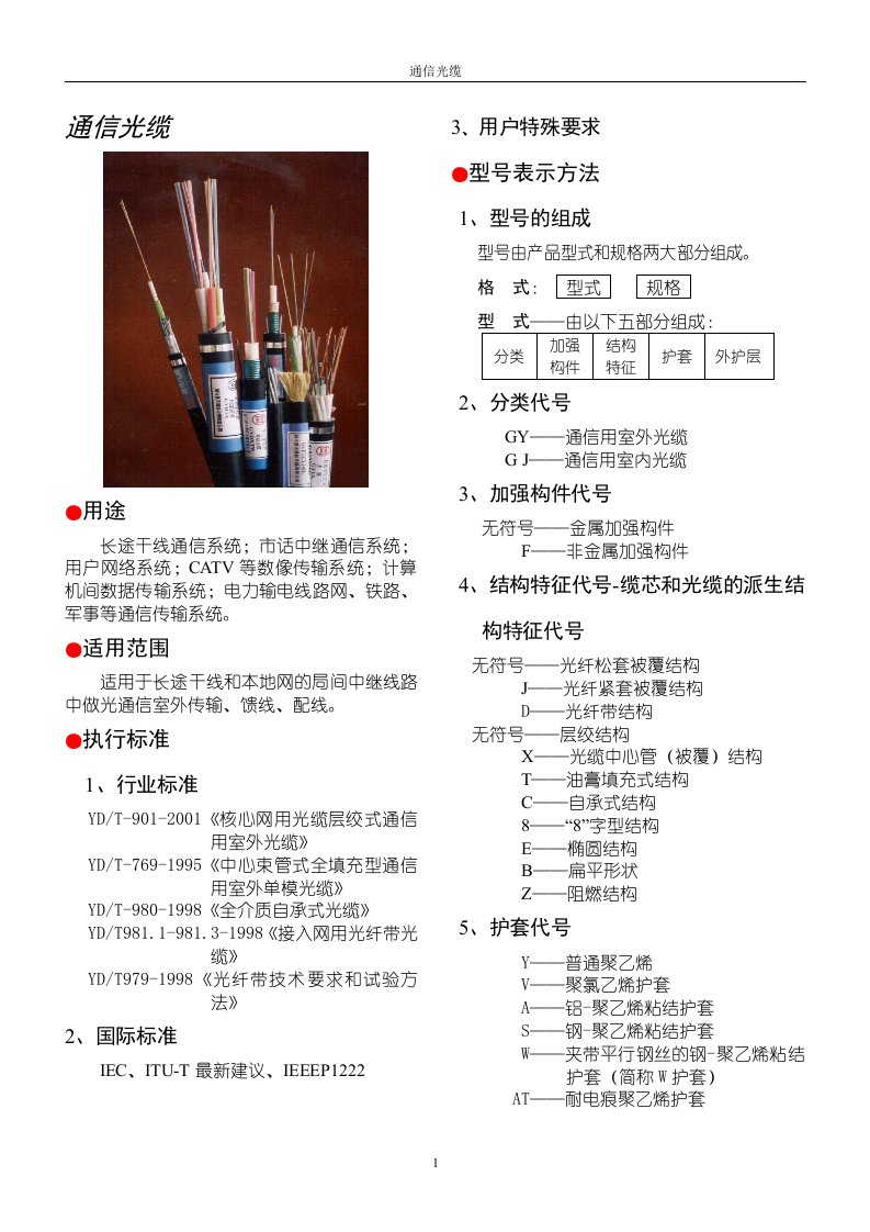 通信光缆