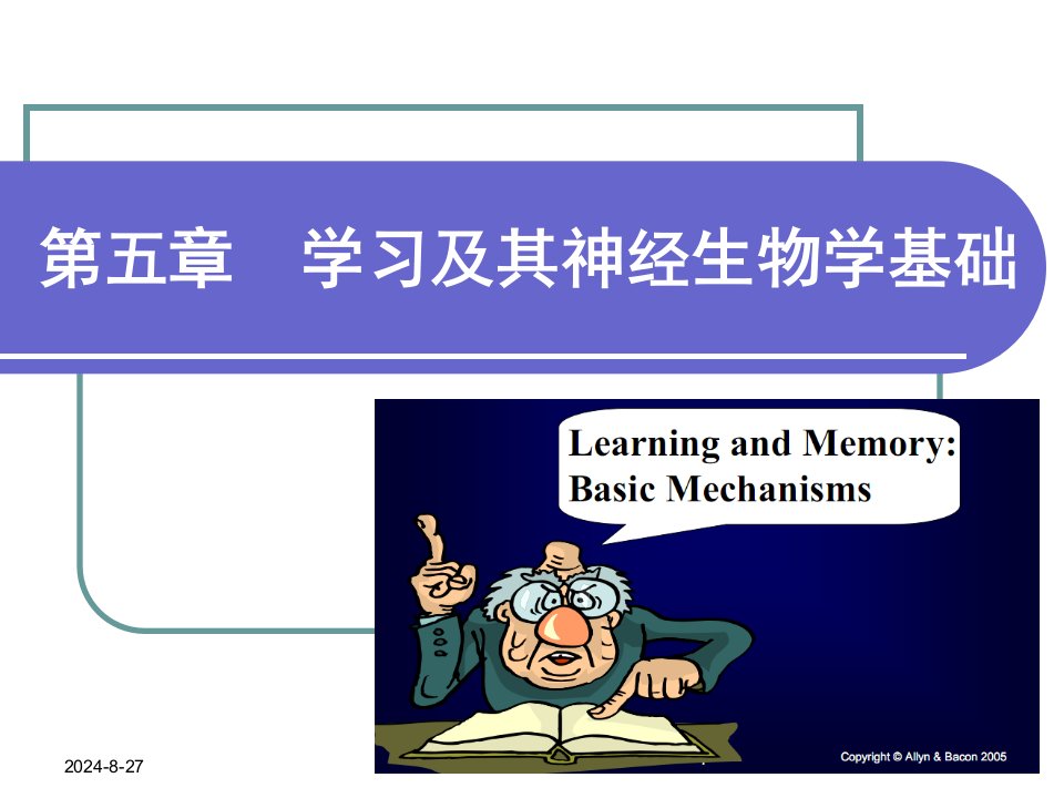 生理心理学第五章-学习课件