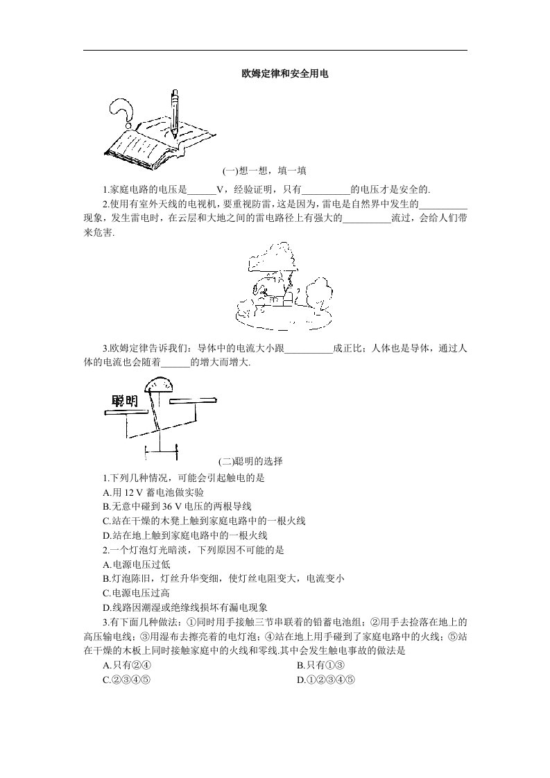 第八章《电功率》五