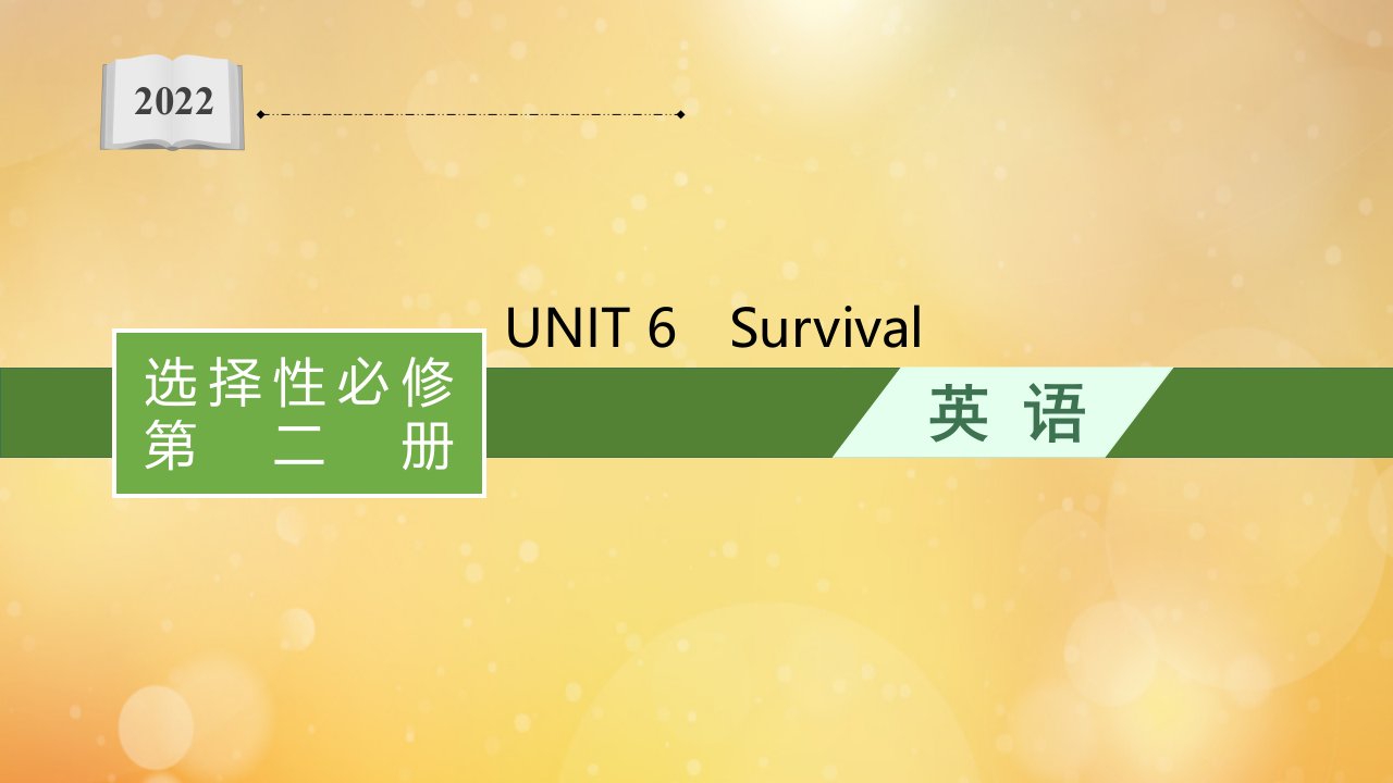 2022年新教材高考英语一轮复习选择性必修第二册UNIT6Survival随堂课件外研版