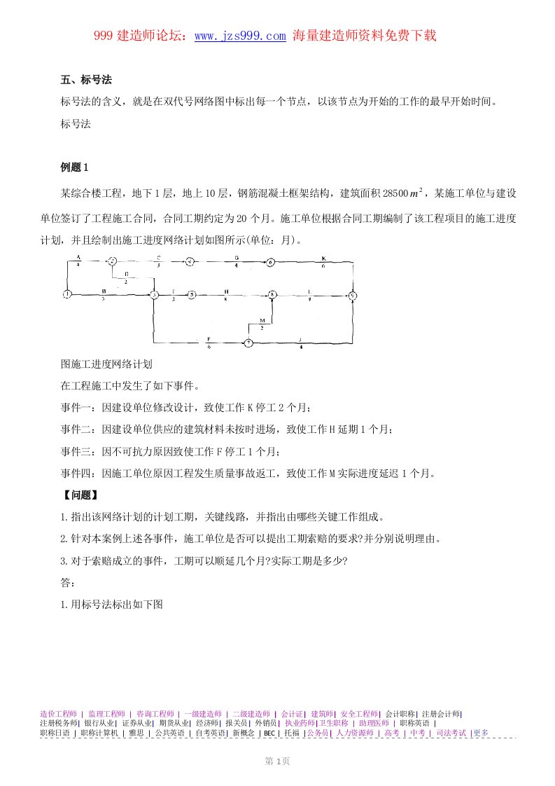 二级建造师《建筑工程管理与实务》精讲班培训讲义（知名网校44讲）