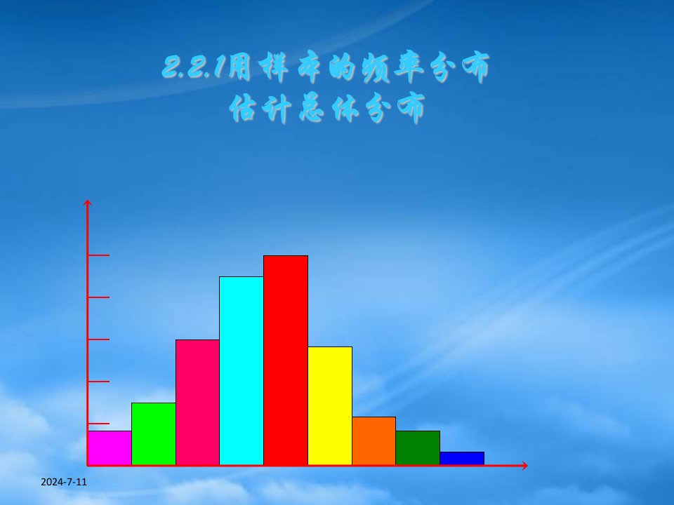 高中数学《用样本频率分布估计总体分布（1）》课件2