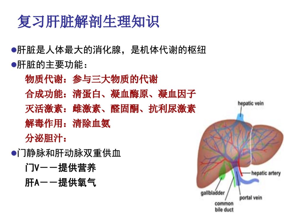 内科护理学课肝硬化复习课程